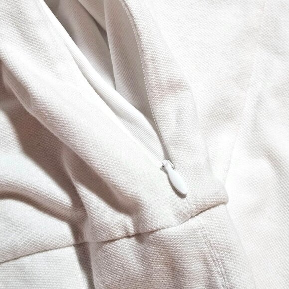 White Cotton Blend Polo Shirt 97% Cotton 3% Elastane Made In Turkey Button Detai - Picture 6 of 14